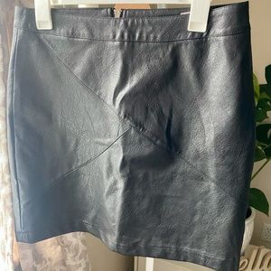Leather Mini Skirt